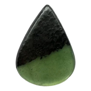 Bi Color Serpentinite AAA Natural Cabochon Serpentine Flat Back Gemstone 25 Carat 32x24x4MM For Pendant MG 1-20