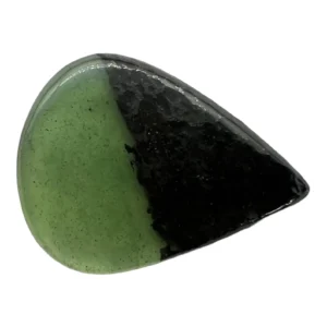 Flat Back Bi Color Natural Serpentinite Cabochon New Arrivals Serpentine Gemstone 22 Carat 37x22x3MM For Jewelry MG-21-40